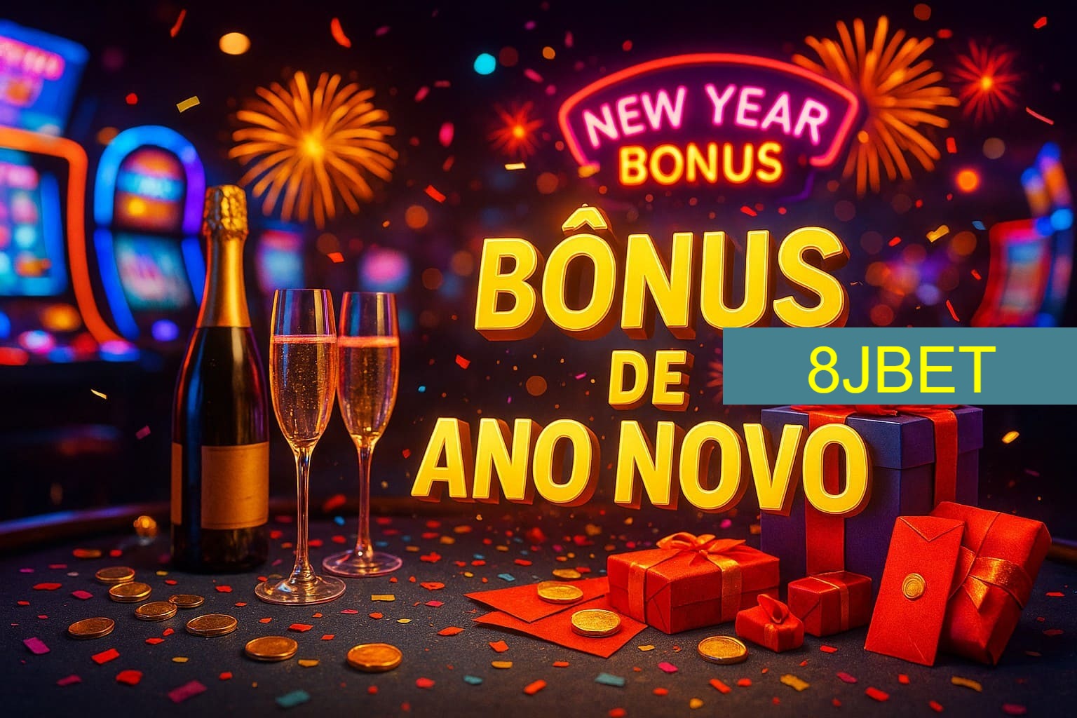 Promoções de Ano Novo no 8JBET